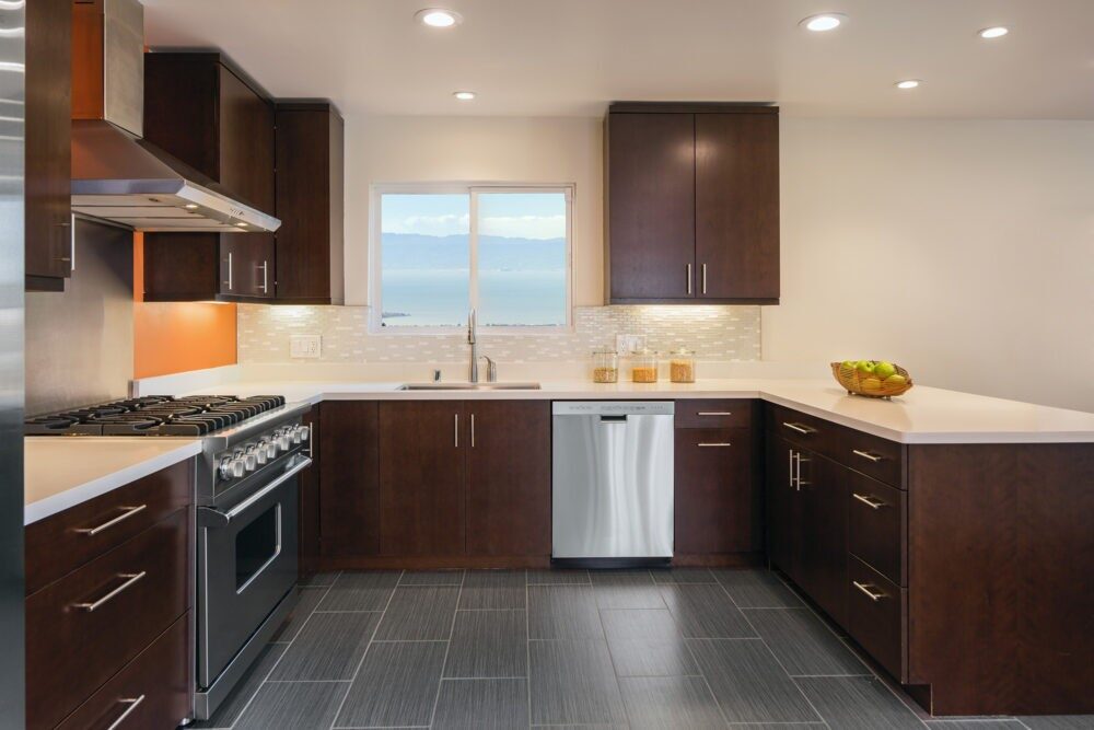 Natural Wood Cabinets in denton, TX from The Design House