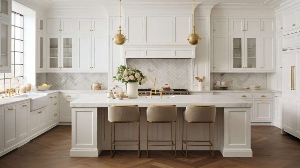 Hardwood flooring at The Design House near Argyle, TX